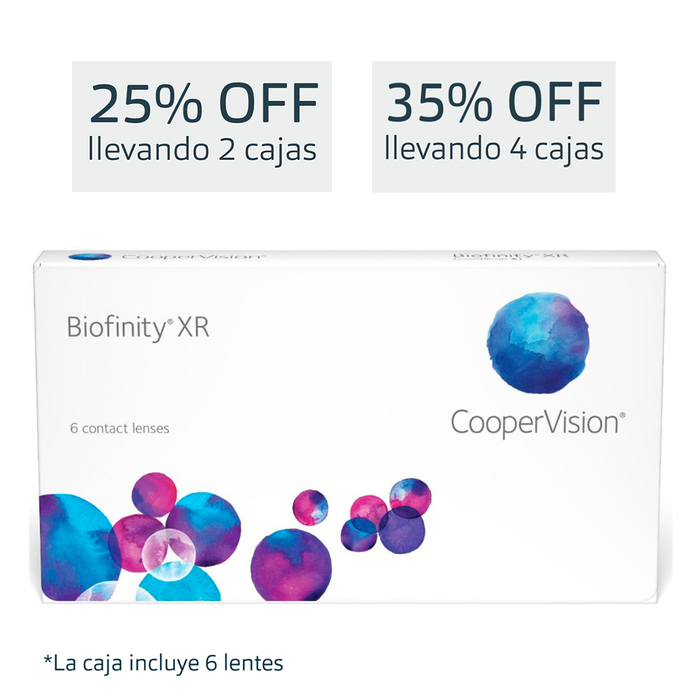Lentes de contacto Biofinity XR