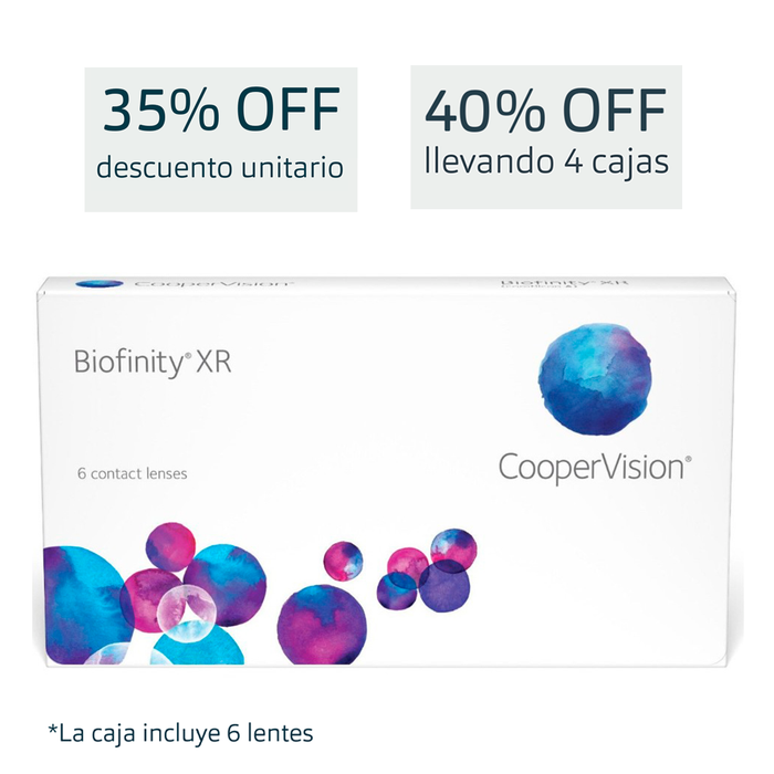 Lentes de contacto Biofinity XR