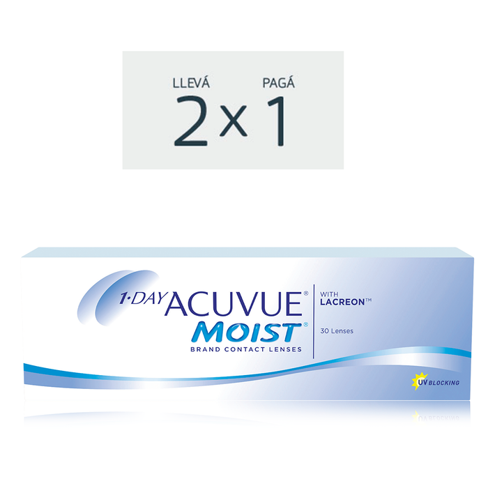 Lentes de contacto Acuvue Moist 1 Day