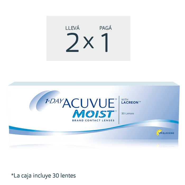 Lentes de contacto Acuvue Moist 1 Day
