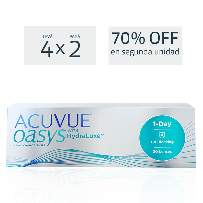 Lentes de contacto Acuvue Oasys 1 Day Hydraluxe