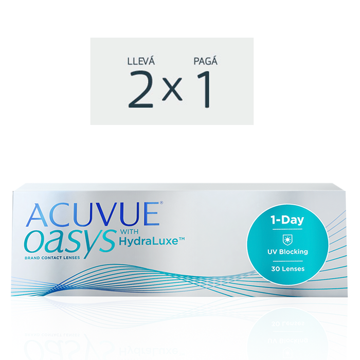 Lentes de contacto Acuvue Oasys 1 Day Hydraluxe