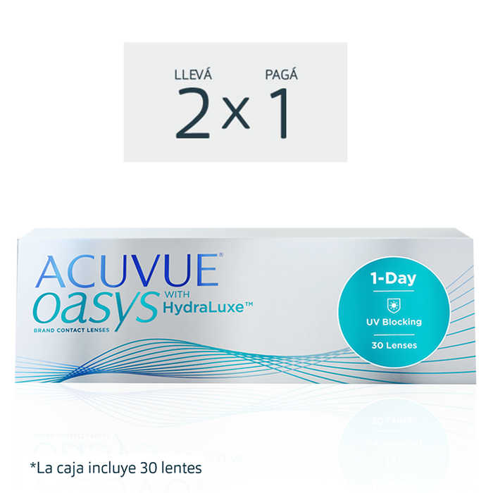 Lentes de contacto Acuvue Oasys 1 Day Hydraluxe
