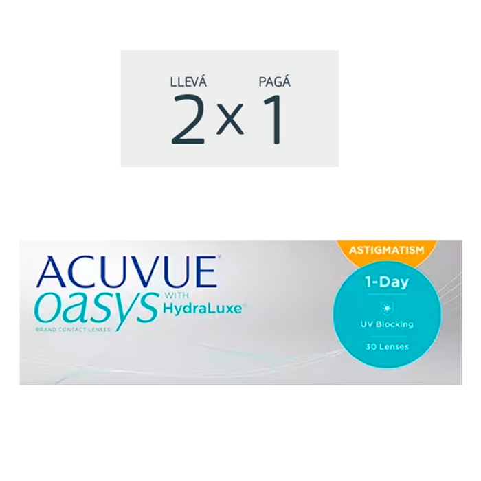 Lentes de contacto Acuvue Oasys 1 Day para astigmatismo