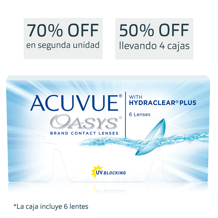 Lentes de contacto Acuvue Oasys