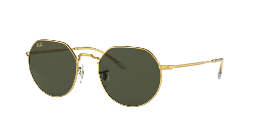 Anteojos de Sol Ray Ban Jack 3565 Gld Shn Grn